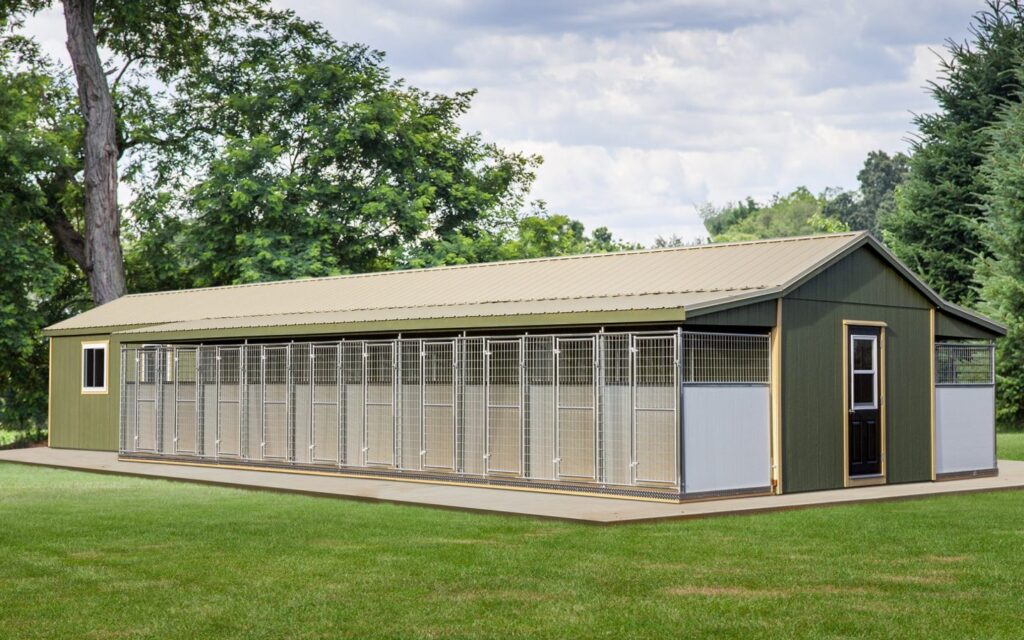 secure dog kennels