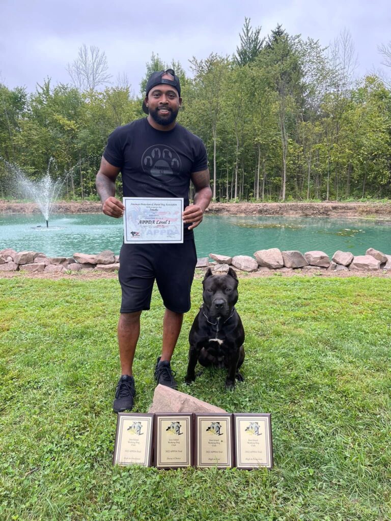 Jeremy Sebree protection dog titles